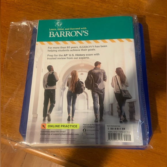 SEALED Barons AP US History review book - Picture 2 of 8